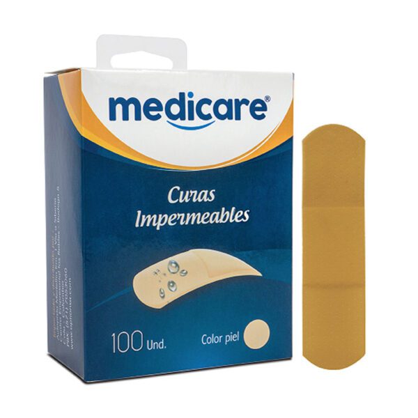 Curas Medicare Color Piel 100 Uds - Imagen 2