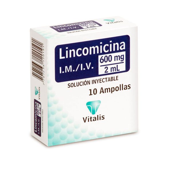Lincomicina 600 Mg/2Ml 1 Ampolla Vt - Imagen 2