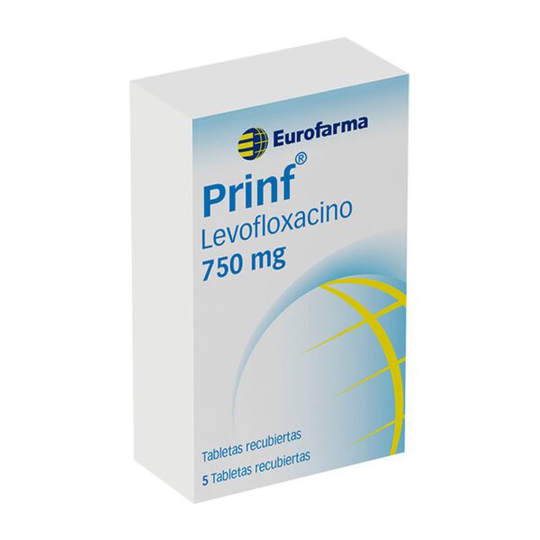 Prinf Levofloxacino 750Mg 5 Tabletas (3%+)